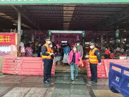 測體溫、戴口罩、限制出入口 西樵鎮農貿市場防疫升級，食安無死角